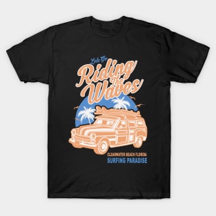 Clearwater Beach Florida Surfing Paradise T-Shirt